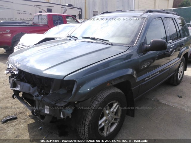 1J4GW48S64C131555 - 2004 JEEP GRAND CHEROKEE LAREDO/COLUMBIA/FREEDOM 绿色 照片 2