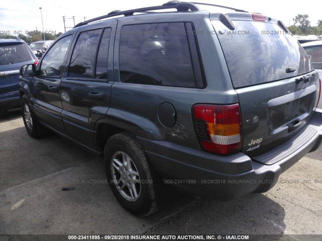 1J4GW48S64C131555 - 2004 JEEP GRAND CHEROKEE LAREDO/COLUMBIA/FREEDOM 绿色 照片 3