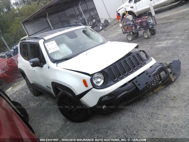 ZACCJBCB7HPF17806 - 2017 JEEP RENEGADE TRAILHAWK WHITE photo 1