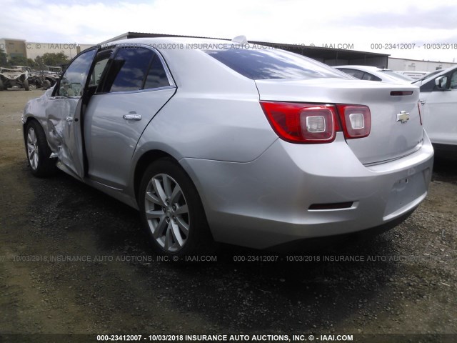 1G11H5SA9DF309476 - 2013 CHEVROLET MALIBU LTZ 银色 照片 3