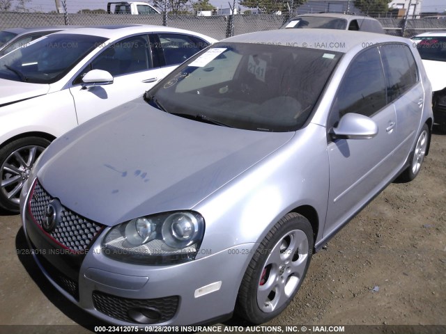 WVWHV91K97W261689 - 2007 VOLKSWAGEN NEW GTI SILVER photo 2