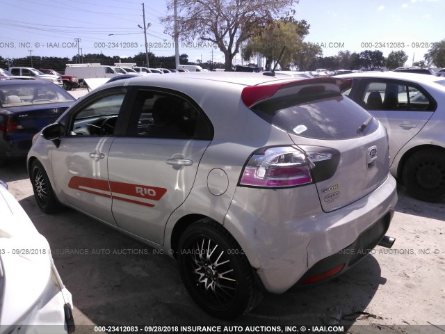 KNADN5A38D6101957 - 2013 KIA RIO EX/SX TAN photo 6