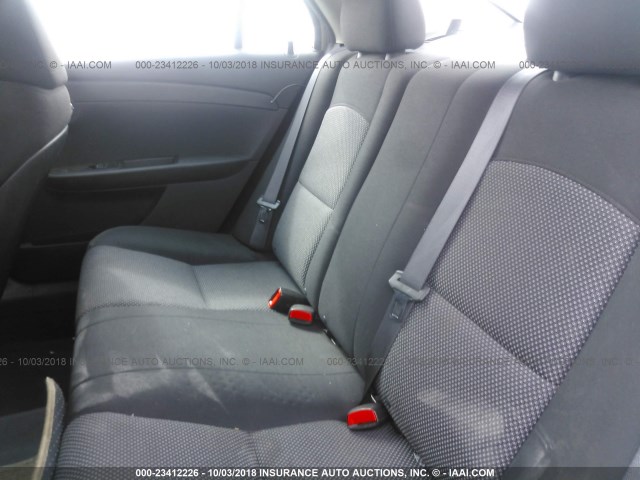 1G1ZC5EU9BF376812 - 2011 CHEVROLET MALIBU 1LT SILVER photo 8