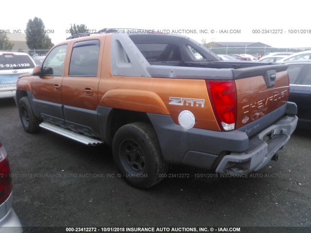 3GNEC12T24G248625 - 2004 CHEVROLET AVALANCHE C1500 ORANGE photo 3