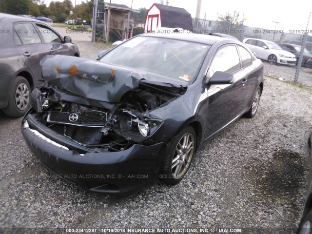 JTKDE177260143853 - 2006 TOYOTA SCION TC ნაცრისფერი ფოტო 2