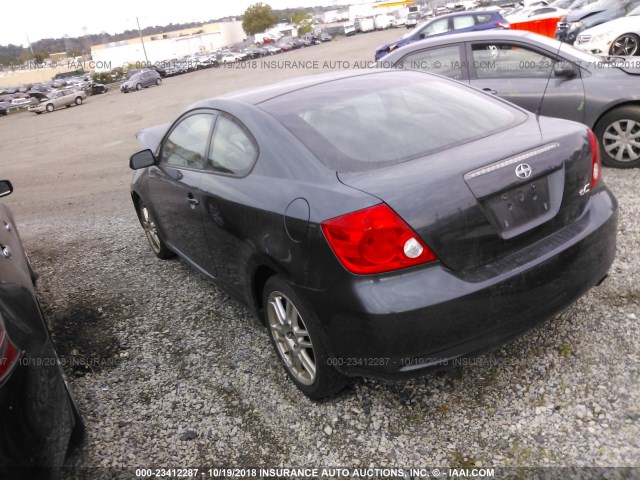 JTKDE177260143853 - 2006 TOYOTA SCION TC ნაცრისფერი ფოტო 3