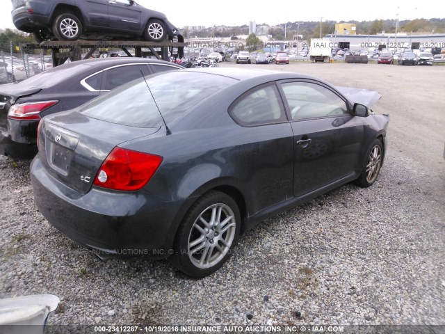 JTKDE177260143853 - 2006 TOYOTA SCION TC ნაცრისფერი ფოტო 4