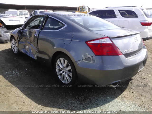 1HGCS228X8A006482 - 2008 HONDA ACCORD EXL GRAY photo 3