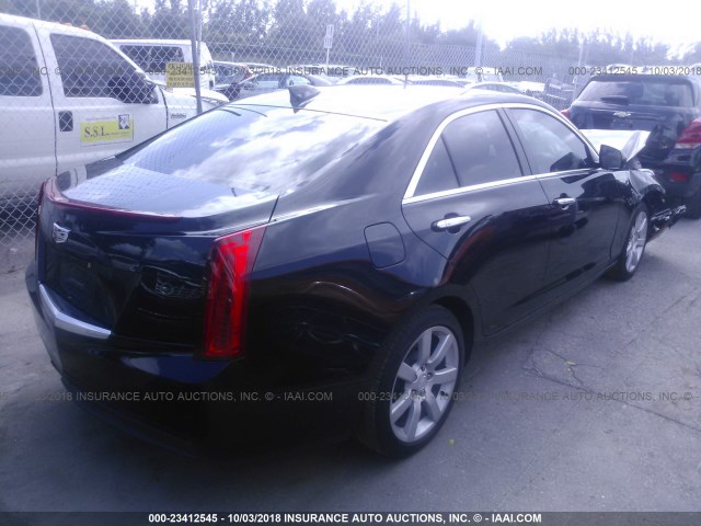 1G6AA5RA0G0149306 - 2016 CADILLAC ATS BLACK photo 4