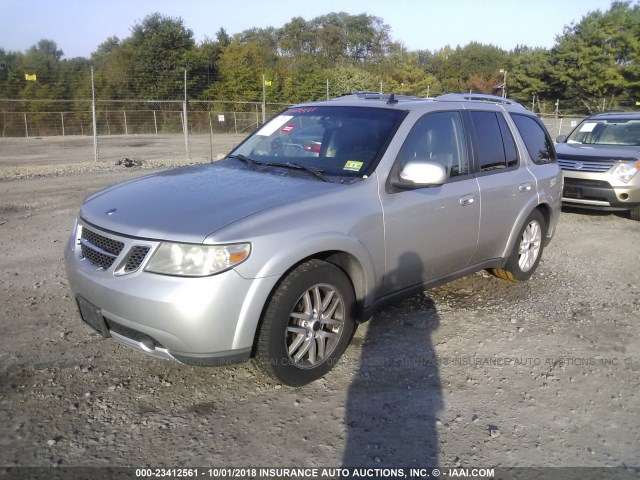 5S3ET13SX72802855 - 2007 SAAB 9-7X 4.2I SILVER photo 2