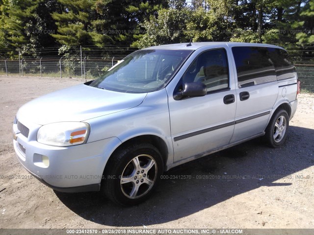1GNDU231X7D144526 - 2007 CHEVROLET UPLANDER LS Синій фото 2