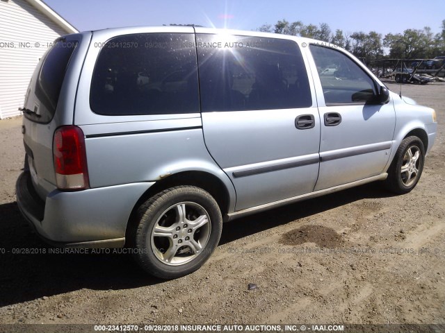 1GNDU231X7D144526 - 2007 CHEVROLET UPLANDER LS Синій фото 4