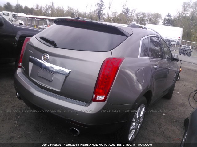 3GYFNBEYXBS547840 - 2011 CADILLAC SRX PERFORMANCE COLLECTION Dark Brown photo 4