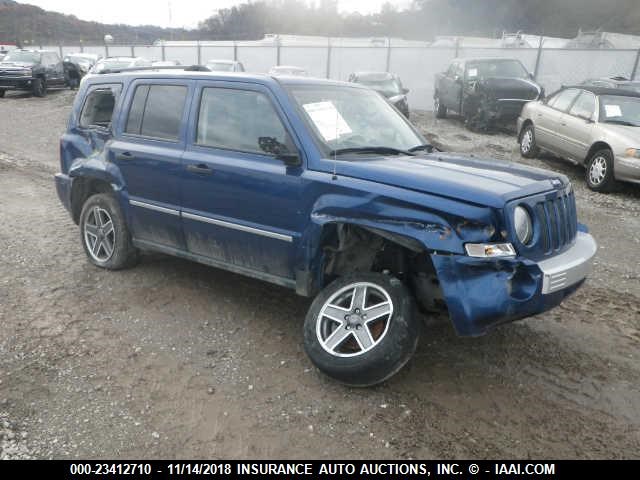 1J4FF48B09D202214 - 2009 JEEP PATRIOT LIMITED BLUE photo 1