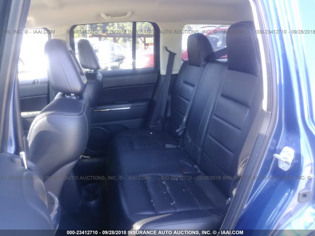 1J4FF48B09D202214 - 2009 JEEP PATRIOT LIMITED BLUE photo 8