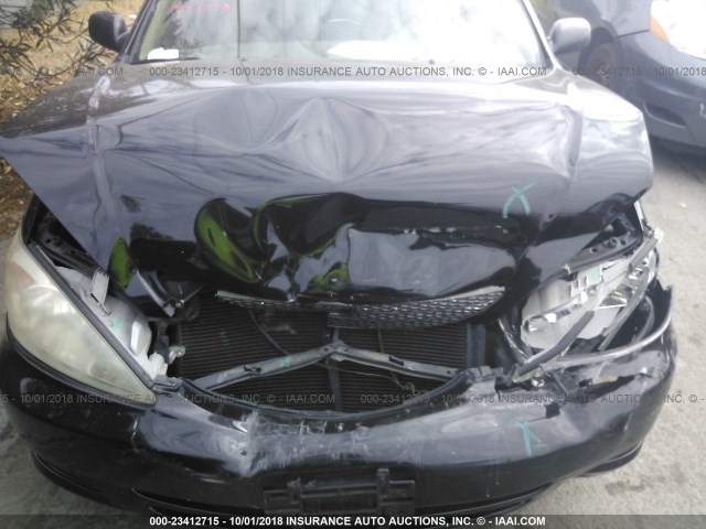 4T1BE32K04U329317 - 2004 TOYOTA CAMRY LE/XLE/SE BLACK photo 6