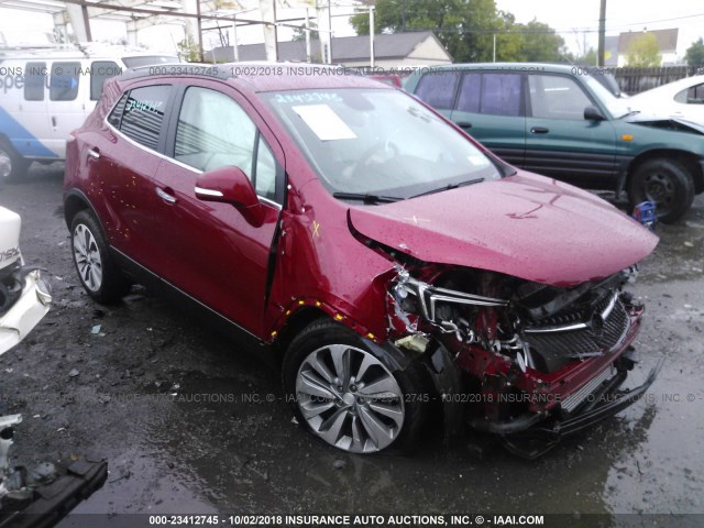 KL4CJASB9HB042952 - 2017 BUICK ENCORE PREFERRED RED photo 1