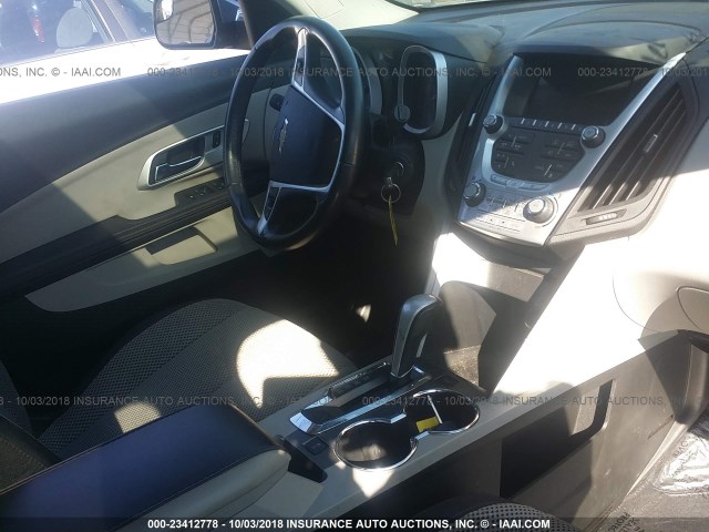 2GNALDEK0C6107131 - 2012 CHEVROLET EQUINOX LT Açıq mavi foto 5