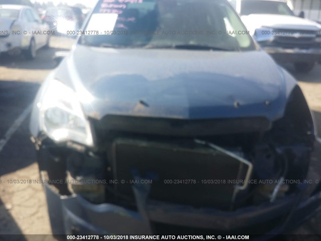 2GNALDEK0C6107131 - 2012 CHEVROLET EQUINOX LT Açıq mavi foto 6