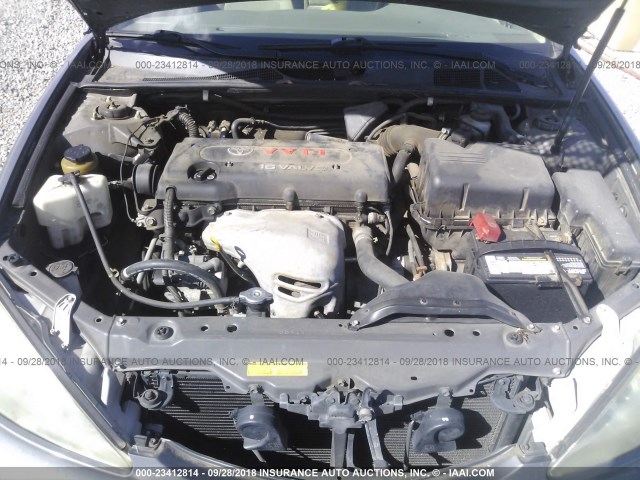 4T1BE32K42U517920 - 2002 TOYOTA CAMRY LE/XLE/SE Сұр фото 10
