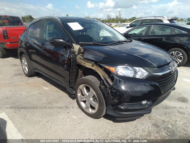 3CZRU5H78GM728290 - 2016 HONDA HR-V EXL BLACK photo 6