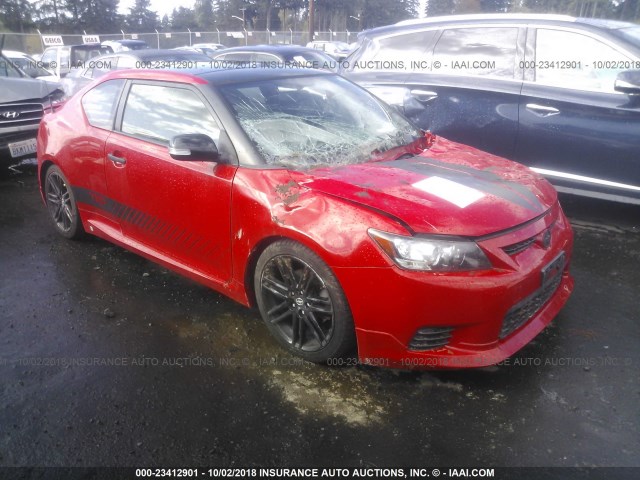 JTKJF5C72D3052168 - 2013 TOYOTA SCION TC 红色 照片 1