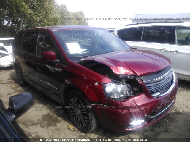 2C4RC1HG6ER232766 - 2014 CHRYSLER TOWN & COUNTRY S RED photo 1