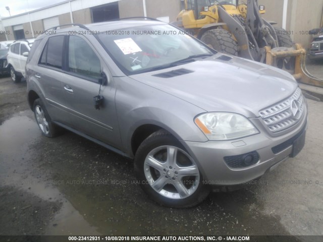 4JGBB86E28A376043 - 2008 MERCEDES-BENZ ML 350 GRAY photo 1