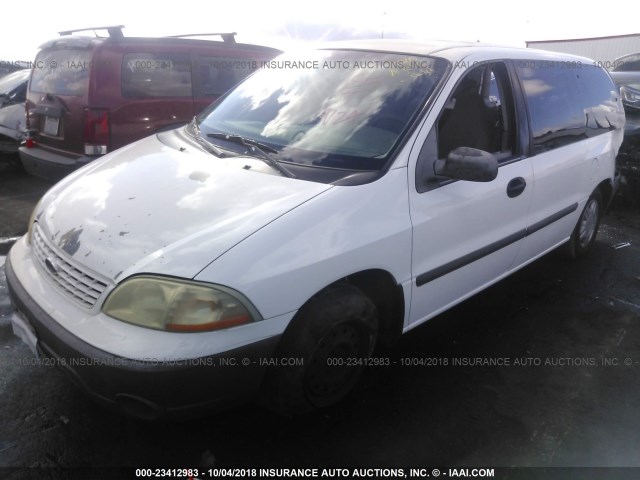 2FTZA54411BA50260 - 2001 FORD WINDSTAR WHITE photo 2