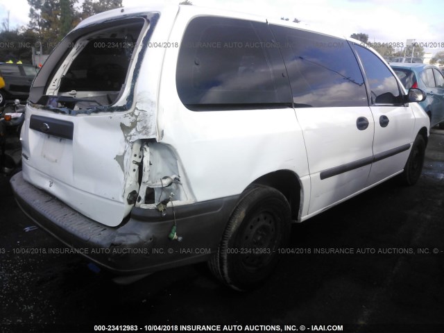 2FTZA54411BA50260 - 2001 FORD WINDSTAR WHITE photo 4