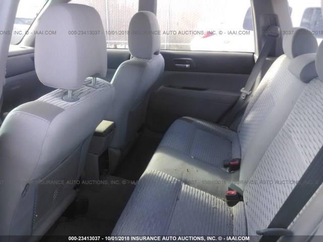 JF1SG656X4G730747 - 2004 SUBARU FORESTER 2.5XS ვერცხლისფერი ფოტო 8