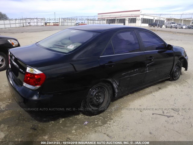 4T1BE32K76U727840 - 2006 TOYOTA CAMRY LE/XLE/SE BLACK photo 4