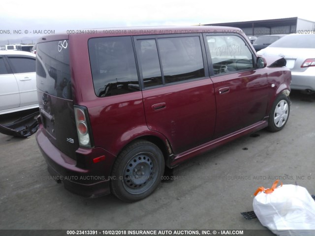 JTLKT324664067872 - 2006 TOYOTA SCION XB Qırmızı foto 4