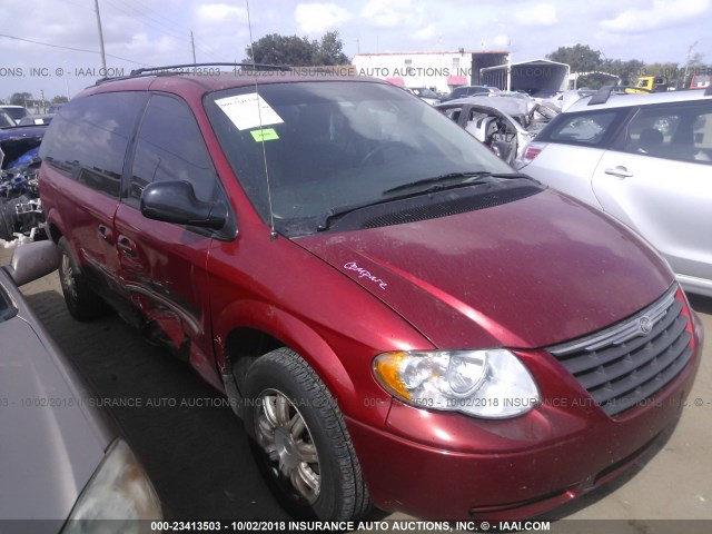 2A4GP54L96R756222 - 2006 CHRYSLER TOWN & COUNTRY TOURING RED photo 6