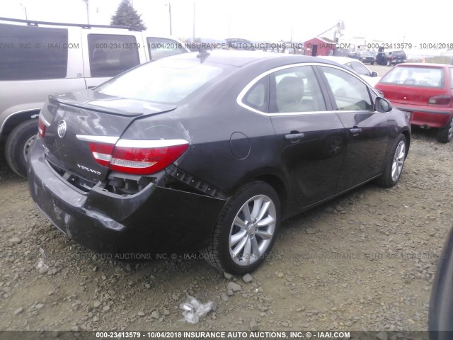 1G4PR5SKXC4221808 - 2012 BUICK VERANO CONVENIENCE MAROON photo 4