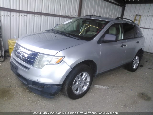 2FMDK3GC0ABA56156 - 2010 FORD EDGE SE SILVER photo 2