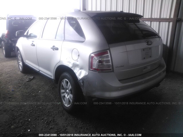 2FMDK3GC0ABA56156 - 2010 FORD EDGE SE SILVER photo 3