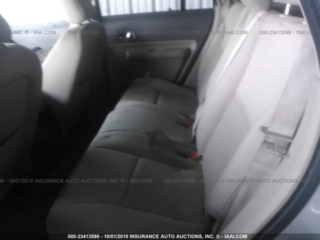 2FMDK3GC0ABA56156 - 2010 FORD EDGE SE SILVER photo 8