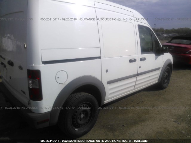 NM0LS7AN0CT095332 - 2012 FORD TRANSIT CONNECT XL WHITE photo 4
