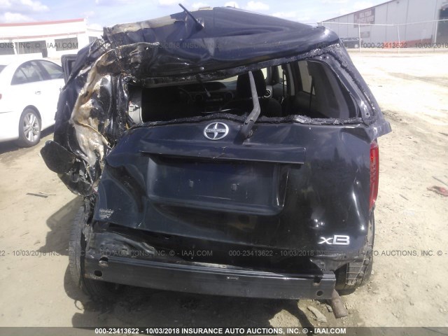 JTLKE50EX81056170 - 2008 TOYOTA SCION XB შავი ფოტო 6