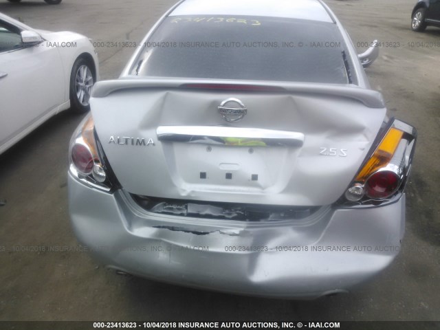 1N4AL2AP5CN495490 - 2012 NISSAN ALTIMA S SILVER photo 6