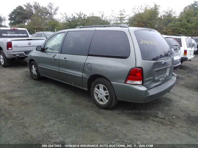 2FMZA52264BA63359 - 2004 FORD FREESTAR SEL GREEN photo 3