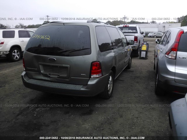 2FMZA52264BA63359 - 2004 FORD FREESTAR SEL GREEN photo 4