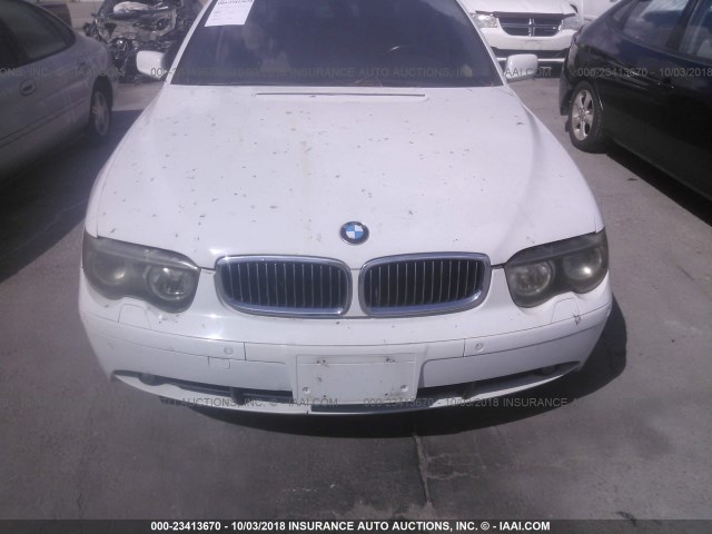 WBAGN63403DS44937 - 2003 BMW 745 LI WHITE photo 6