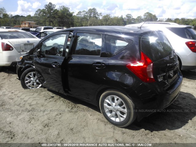 3N1CE2CPXFL424884 - 2015 NISSAN VERSA NOTE S/S PLUS/SV/SL/SR BLACK photo 3