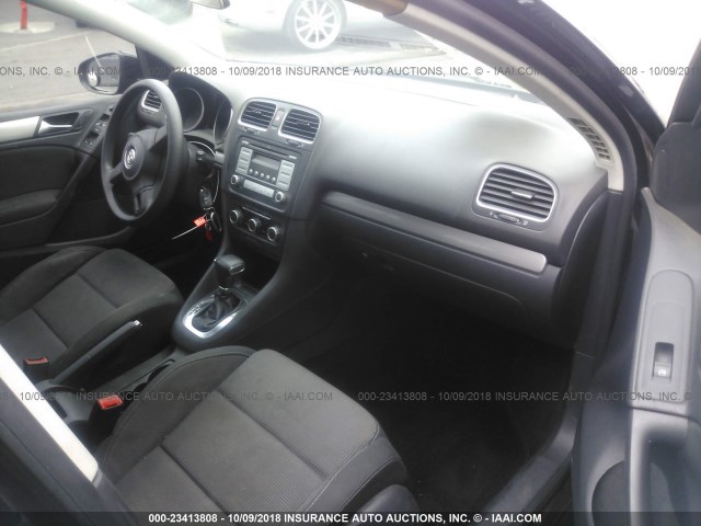 WVWDA7AJ7AW203111 - 2010 VOLKSWAGEN GOLF BLACK photo 5