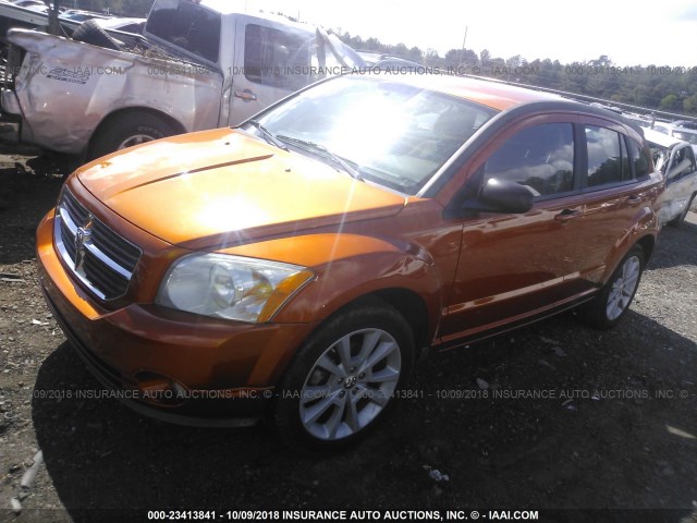 1B3CB5HA0BD179297 - 2011 DODGE CALIBER HEAT ORANGE photo 2