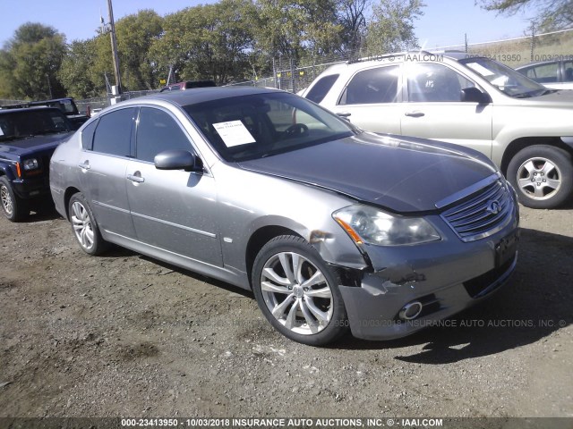 JNKAY01F98M653266 - 2008 INFINITI M35 SPORT SILVER photo 1