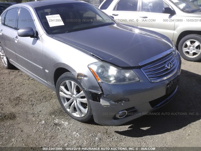 JNKAY01F98M653266 - 2008 INFINITI M35 SPORT SILVER photo 6