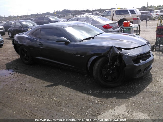 2G1FA1E36D9198166 - 2013 CHEVROLET CAMARO LS GRAY photo 1